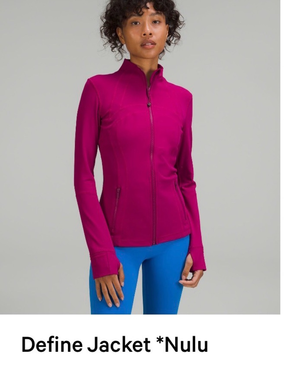 lululemon athletica Fuchsia Utility Jacket